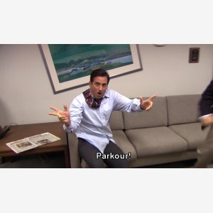 Parkour!    Michael Gary Scott, The Office